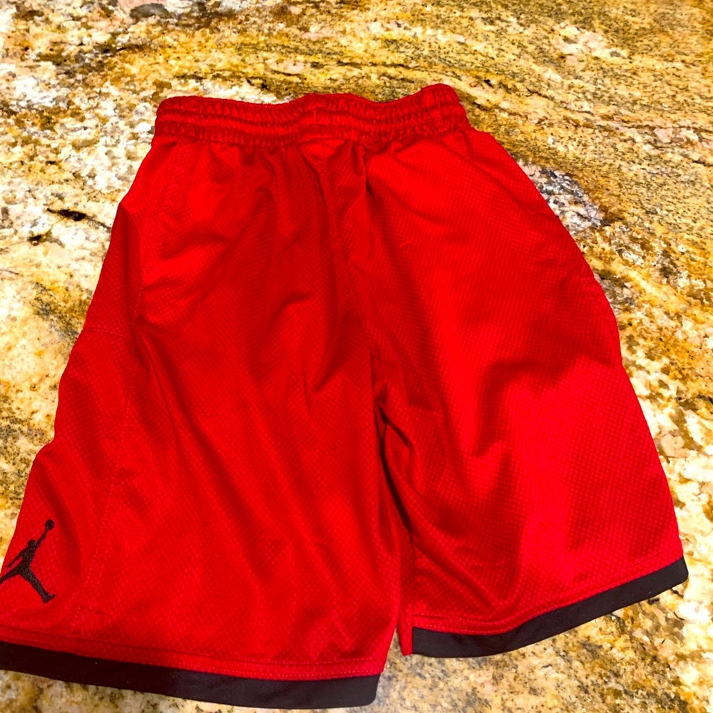 Boys Small Red Jordan Shorts